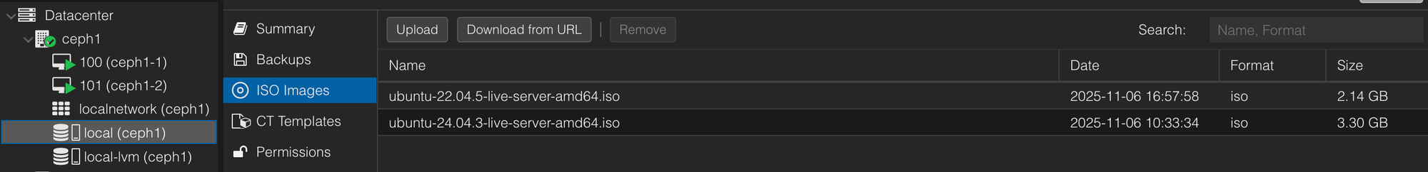 ISO 파일 업로드